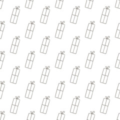 Christmas background. Coloring pattern