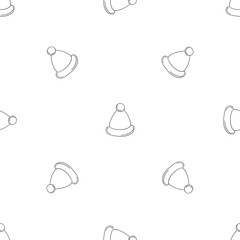 Christmas background. Coloring pattern