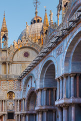 Famous and popular attractions in Italy, Venice. Basilica St Marco