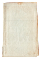 Vintage background of old ancient torn paper texture isolated