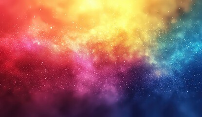Colorful, blurred background with a gradient of soft, rainbow colors. 