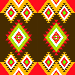 This Native-inspired fabric features bold patterns that merge tribal heritage with modern style. Ideal for home décor or fashion, it adds a unique touch to any space.