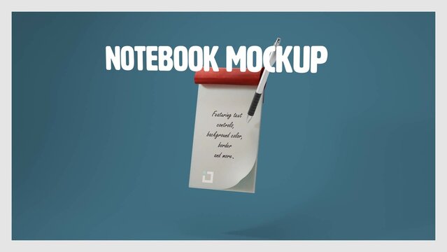 3DNotebookProductMockup
