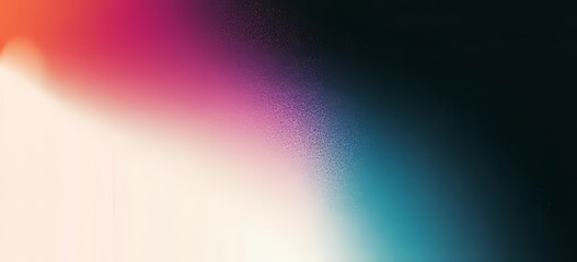 Fototapeta premium Abstract retro poster banner cover backdrop design with grainy background, blue red black white noise texture