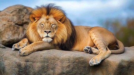 the king of the jungle lion in the wild