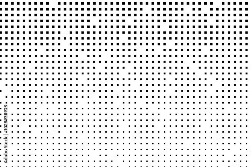 Aufkleber minimalist black squares with randomized gaps