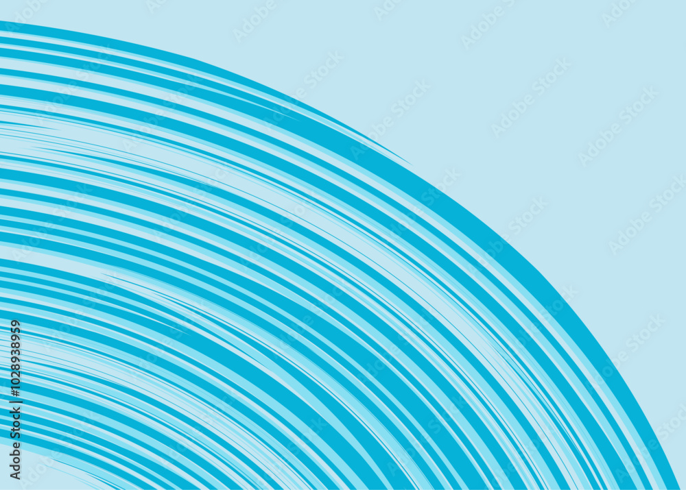 Poster abstract background with seamless curved slash lines pattern and with some copy space area