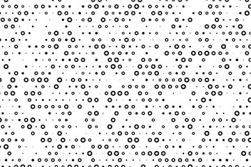 Geometric staggered dot pattern with hollow centers