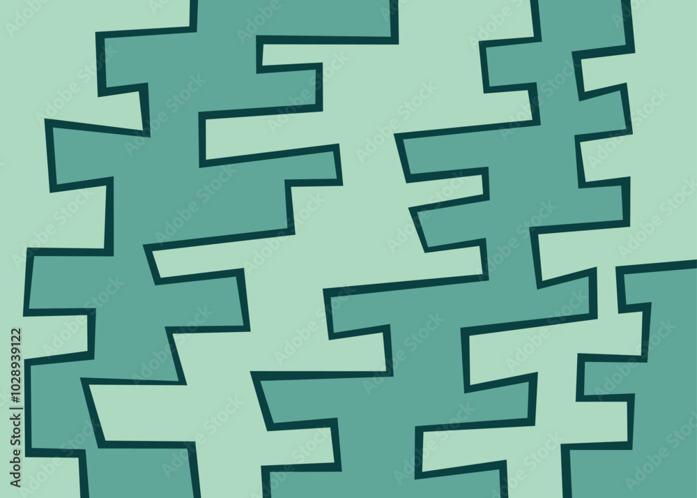 Aufkleber abstract background with irregular gradient lines pattern