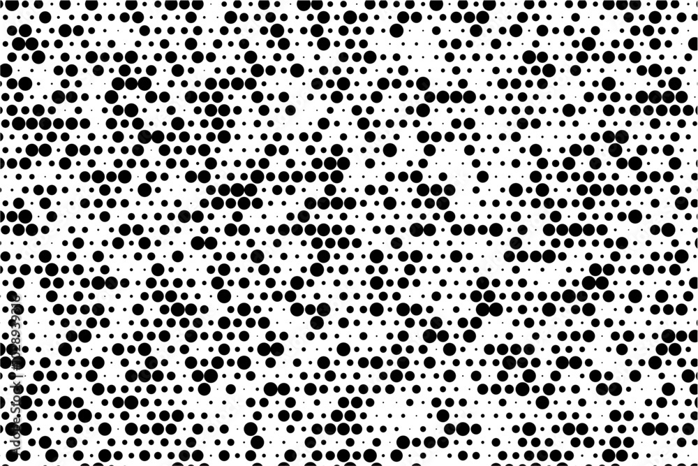 Poster Abstract randomized dot grid pattern background