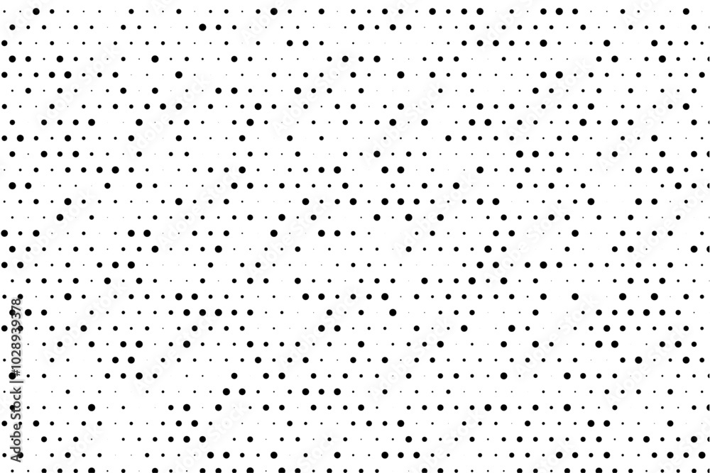 Poster Symmetrical grid with random sized dots background