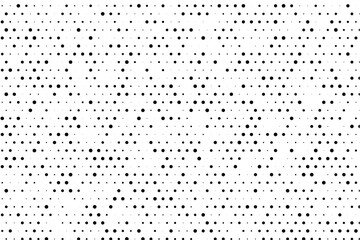 Symmetrical grid with random sized dots background