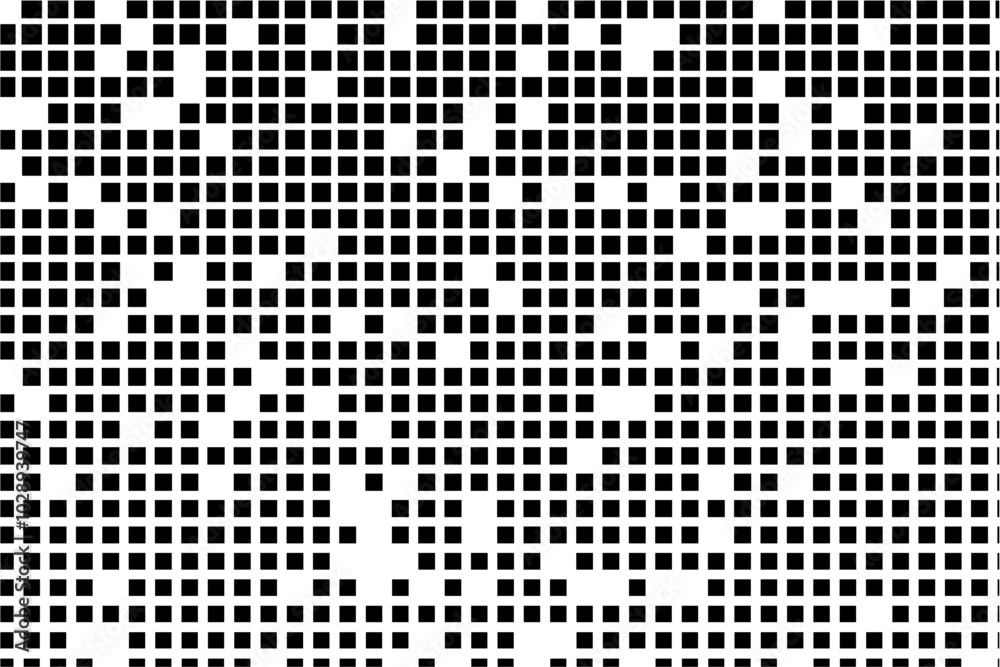 Fototapete randomized grid pattern with gradually shrinking squares