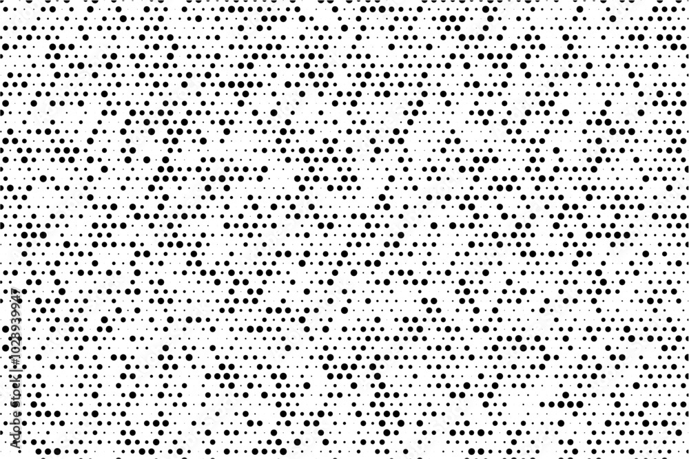 Poster Abstract geometric grid of dots with random sizes