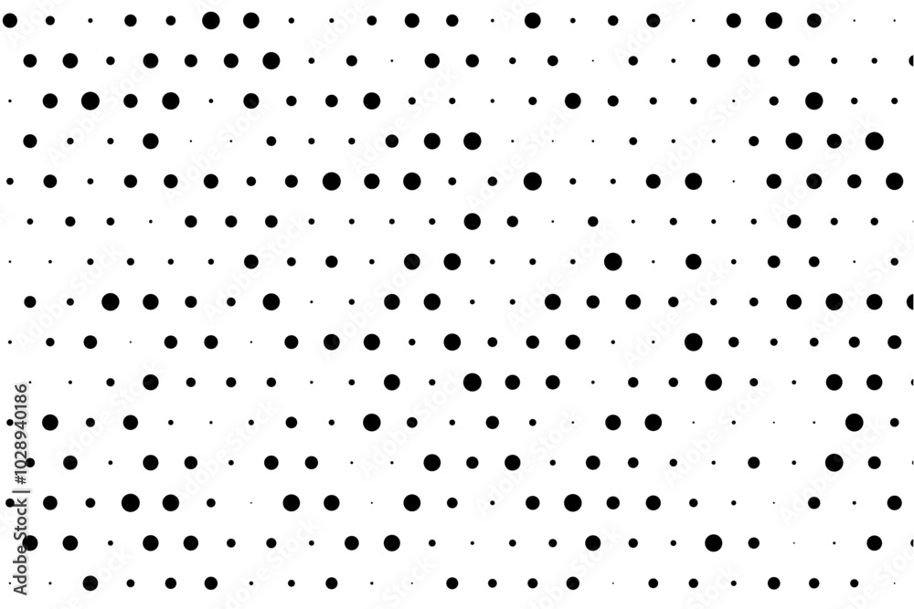 Poster Abstract randomized dot grid pattern background