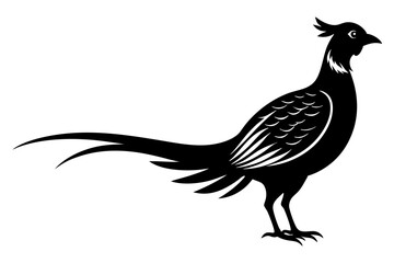 pheasant vector silhouette vector illustration