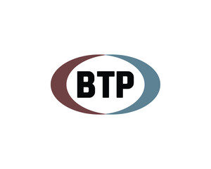 BTP logo design vector template. BTP