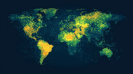Vector Dotted Map only for EMEA and APAC regions © Mix Creative