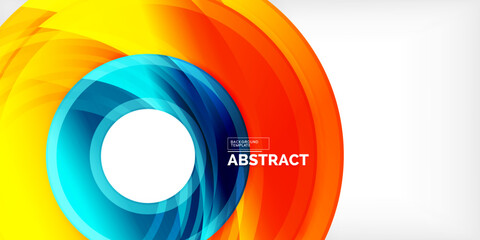 Fototapeta premium Circles, round elements, ring shapes premium background. Vector Illustration For Wallpaper, Banner, Background, Card, Book Illustration, landing page