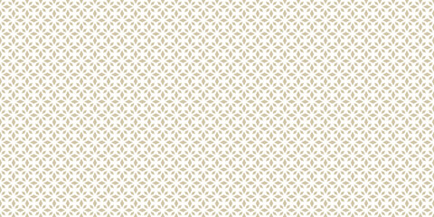 Simple minimal golden diamond seamless pattern. Elegant geometric rhombus texture, floral lattice, grid. Luxury modern background. Gold and white vector ornament, repeat tiles. Abstract geo design