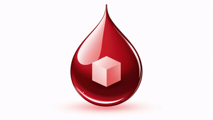 Obraz premium Abstract Blood Sugar Icon