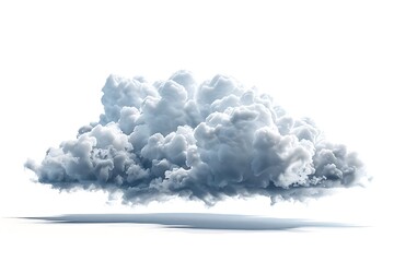 Cloud isolated on white background