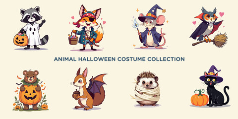 5 halloween animal