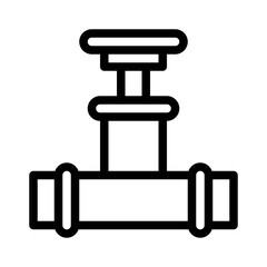 Pipe Fitting line icon