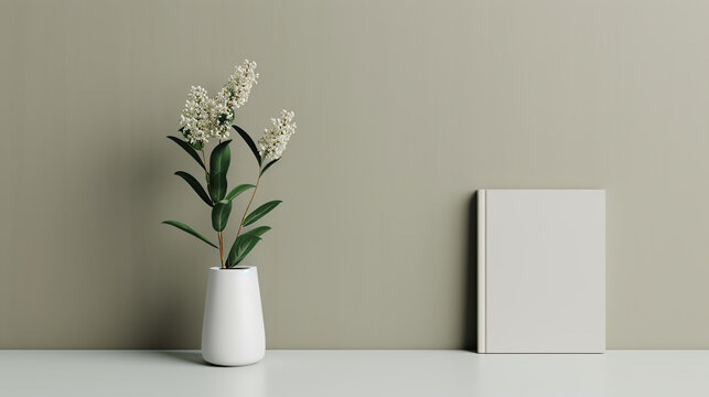 Elegant magazine cover mockup with customizable front pages, perfect for highlighting editorial or promotional content with a stylish and professional appearance. High resolution Illustration, in the