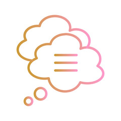 Message Bubble Vector Icon
