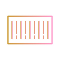 Barcode Label Vector Icon