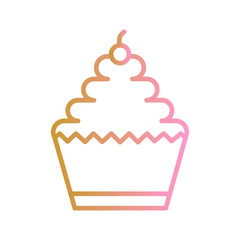 Cupcake Vector Icon