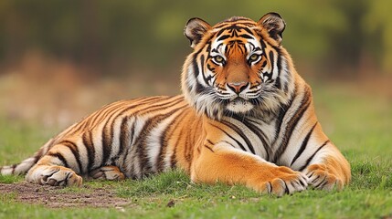 Fototapeta premium tiger life in the wild