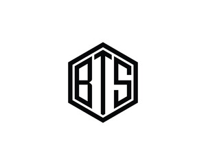 BTS logo design vector template. BTS