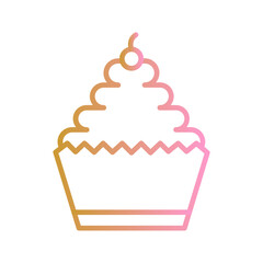 Cupcake Vector Icon