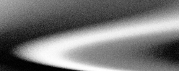 Black white grainy background abstract noise texture shape, grunge wave banner poster cover backdrop design, noise texture effect smooth black white retro backdrop website header 