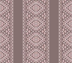 Ancient echoes Aztec geometric abstract seamless patterns southwest Navajo Native American tribal ethnic modern colorful for textile printing