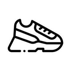 Sneakers line icon