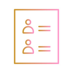 Contact Details Vector Icon