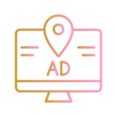 Ad Tracking Vector Icon