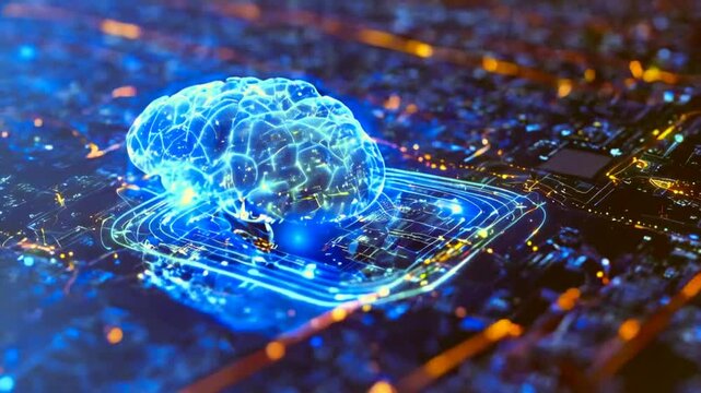 IT roadmap, modern technology and innovation AI generated