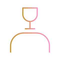 Wine Snob Vector Icon