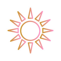 Sun Vector Icon