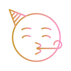 Partying Face Vector Icon