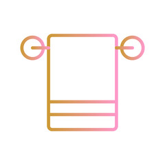 Bath Towels Vector Icon