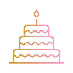 Cake Vector Icon