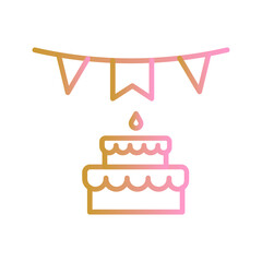 Birthday Wishes Vector Icon