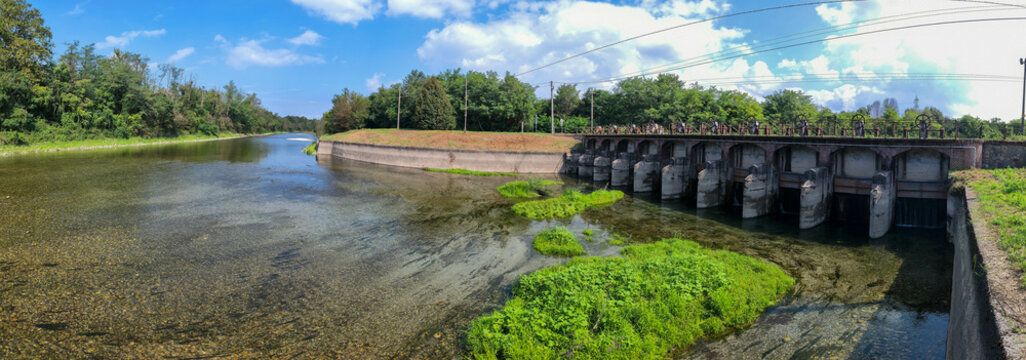 The hydroelectric power station at Tornavento in Italy