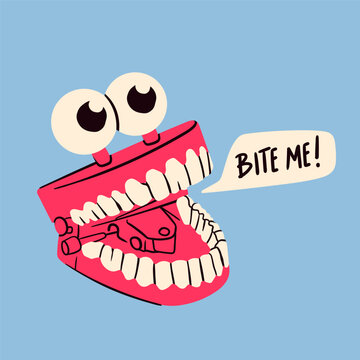Bite Me Logo Wallpaper