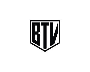 BTV logo design vector template. BTV
